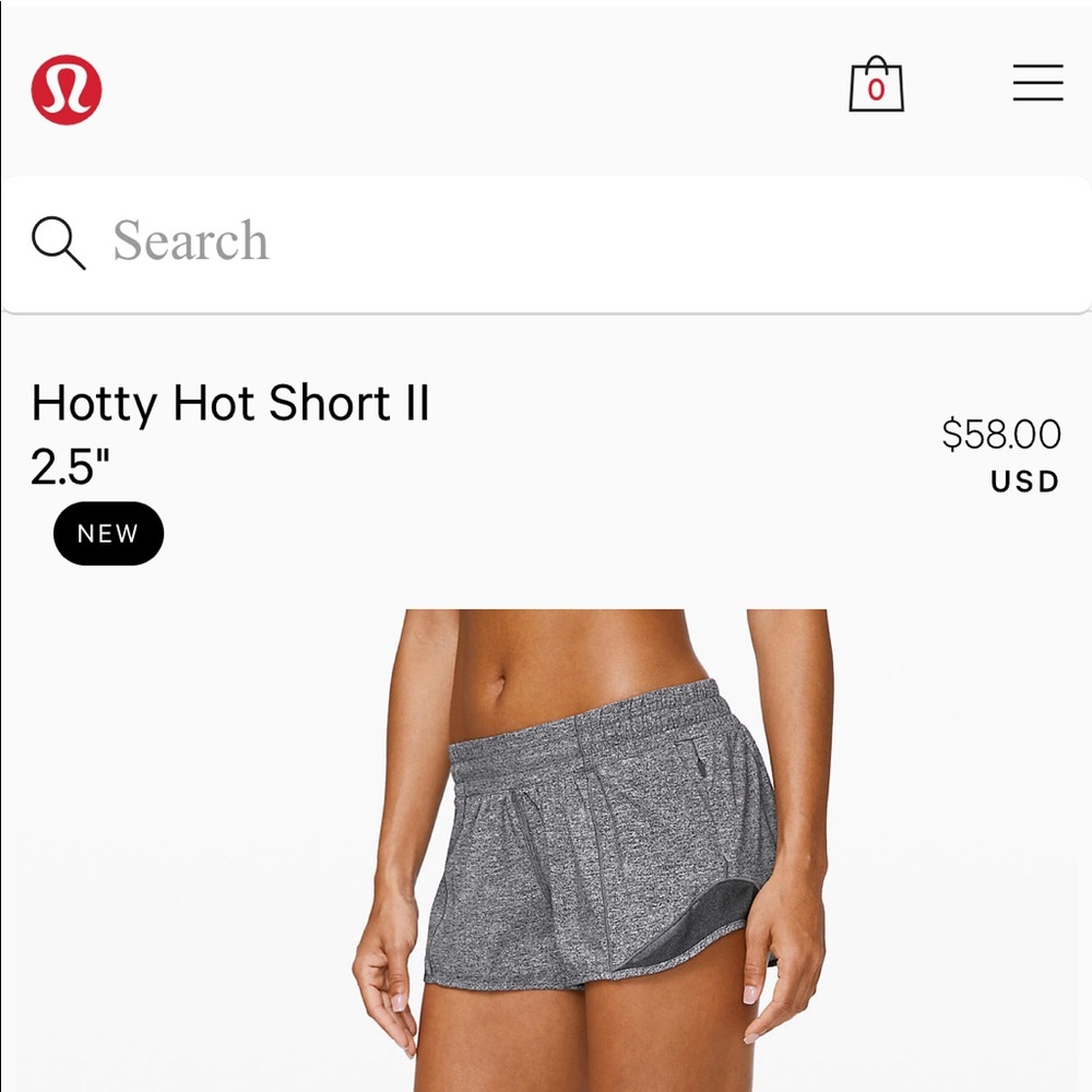 Lululemon Hotty Hot Short